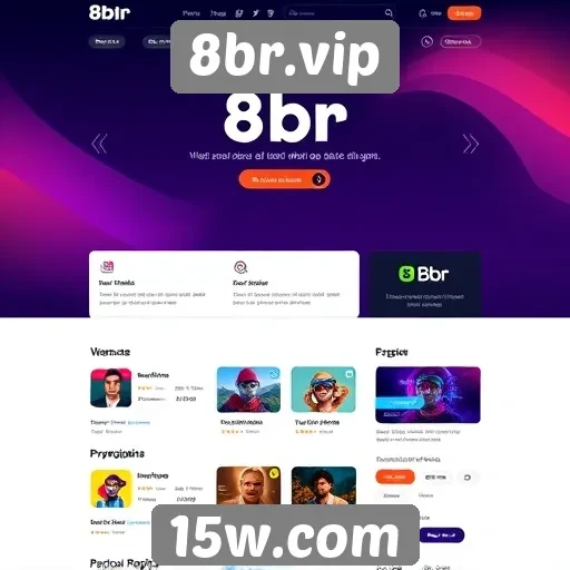 Análise da interface do site 8br.vip